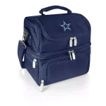 ONIVA Pranzo Dallas Cowboys Navy Insulated Lunch Bag with Flatware Set thumbnail 1