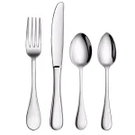 Artaste Rain 20-Piece 18/10 Stainless Steel Flatware Set, Service for 4 thumbnail 4