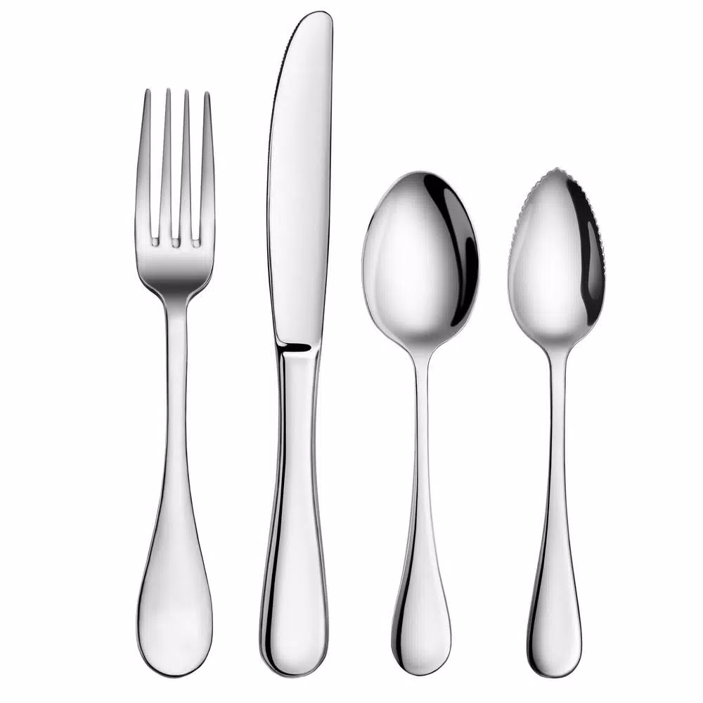 Artaste Rain 20-Piece 18/10 Stainless Steel Flatware Set, Service for 4