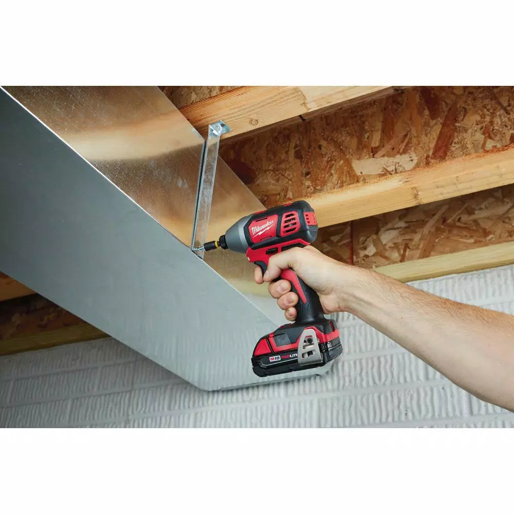 Milwaukee M18 18V Lithium-Ion Cordless Drill Driver and Impact Driver 2-Tool Combo Kit