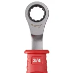 Milwaukee Lineman's 2-in-1 Insulated Ratcheting Box Wrench, 1000V Rated thumbnail 3