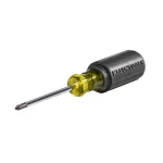 Klein Tools #1 Phillips Head Screwdriver with 3 in. Round Shank and Cushion Grip Handle thumbnail 4