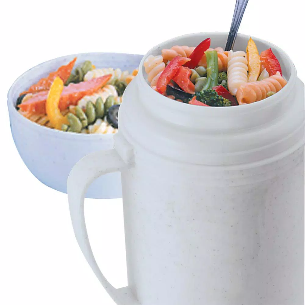 Range Kleen 34 oz. Insulated Food Jar - Glass and Foam Thermal Food Bottle