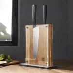 SCHMIDT BROS. Schmidt Brothers Midtown Acacia Wood Knife Block with Magnetic Storage thumbnail 3