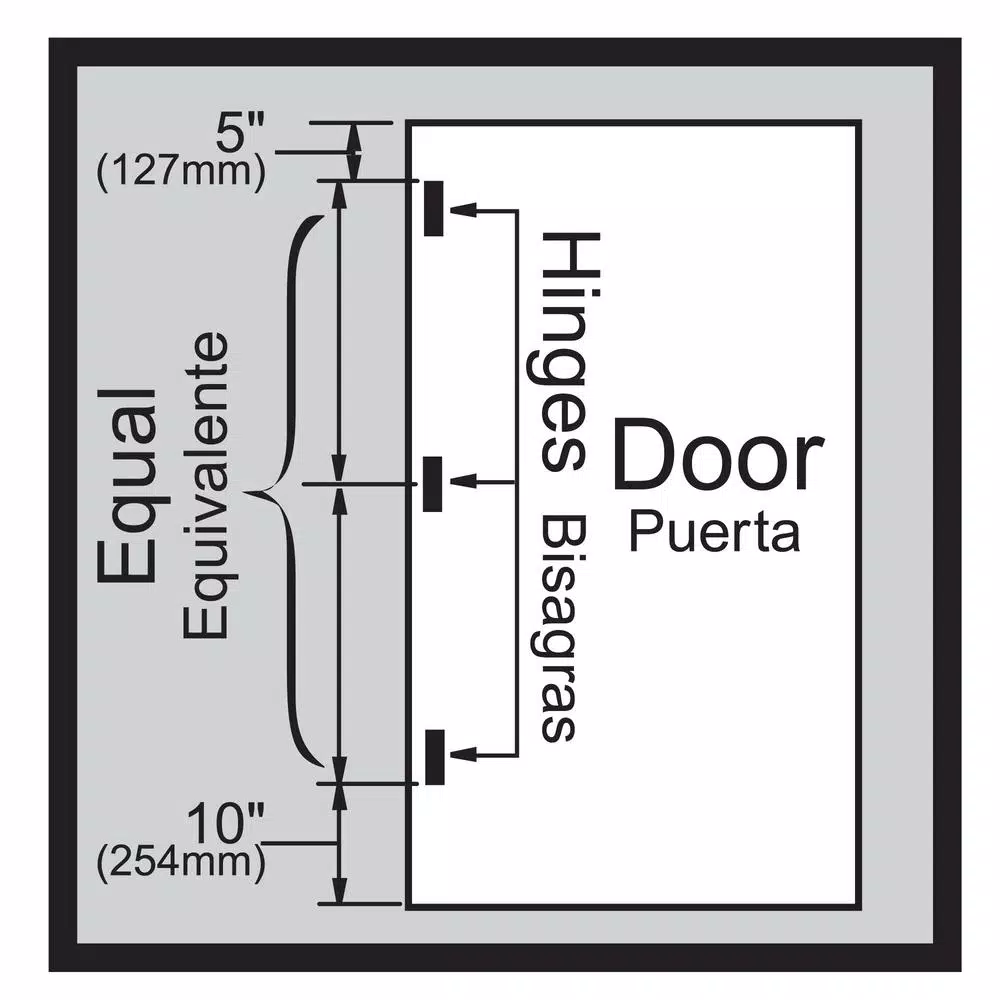 Everbilt 3-1/2 in. x 5/8 in. Radius Oil-Rubbed Bronze Smooth Action Steel Door Hinge