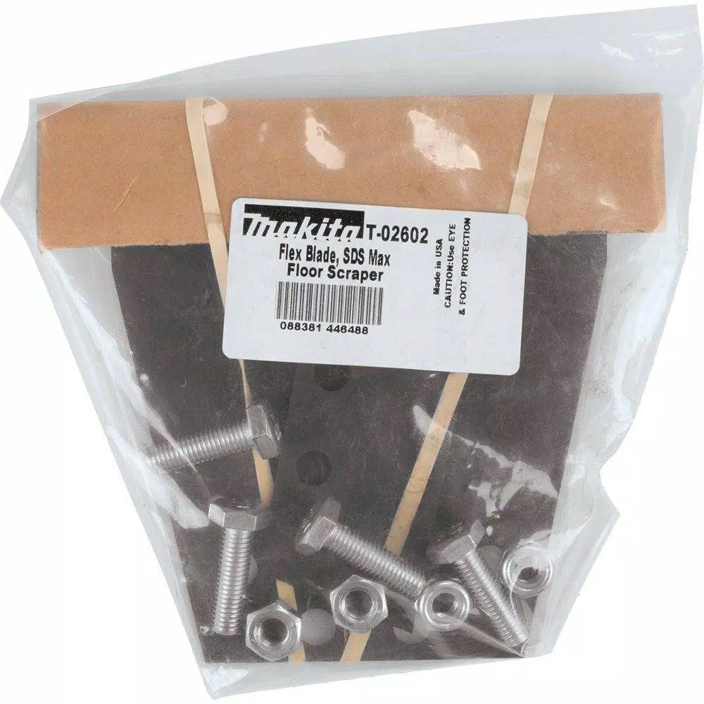Makita 6 in. Replacement Blade Assembly for T-02593 Floor Scraper, SDS-Max Shank