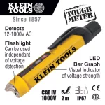 Klein Tools 3-Piece Electrical Tool Set with NCVT-3 Voltage Tester, Stubby Screwdriver, and ACCU-BEND Level thumbnail 2