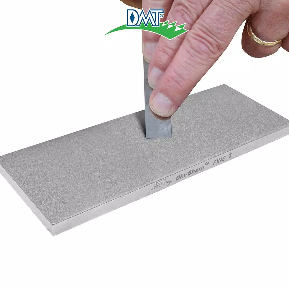 DMT Dia-Sharp 8 in. Fine Diamond Bench Stone, Precision Flat Sharpener