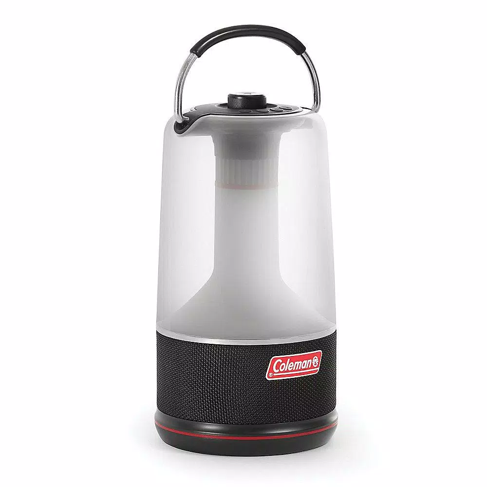 Coleman Sound and Light LED Lantern with Bluetooth Speaker, 400 Lumens, IPX4 Water Resistant