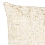 Safavieh Golden Cream Solid Down Alternative 20 in. x 20 in. Square Throw Pillow thumbnail 6