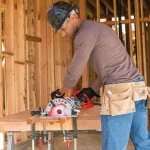 SKILSAW 7-1/4 in. 15 Amp Magnesium Worm Drive Corded Circular Saw with Diablo Carbide Blade thumbnail 8