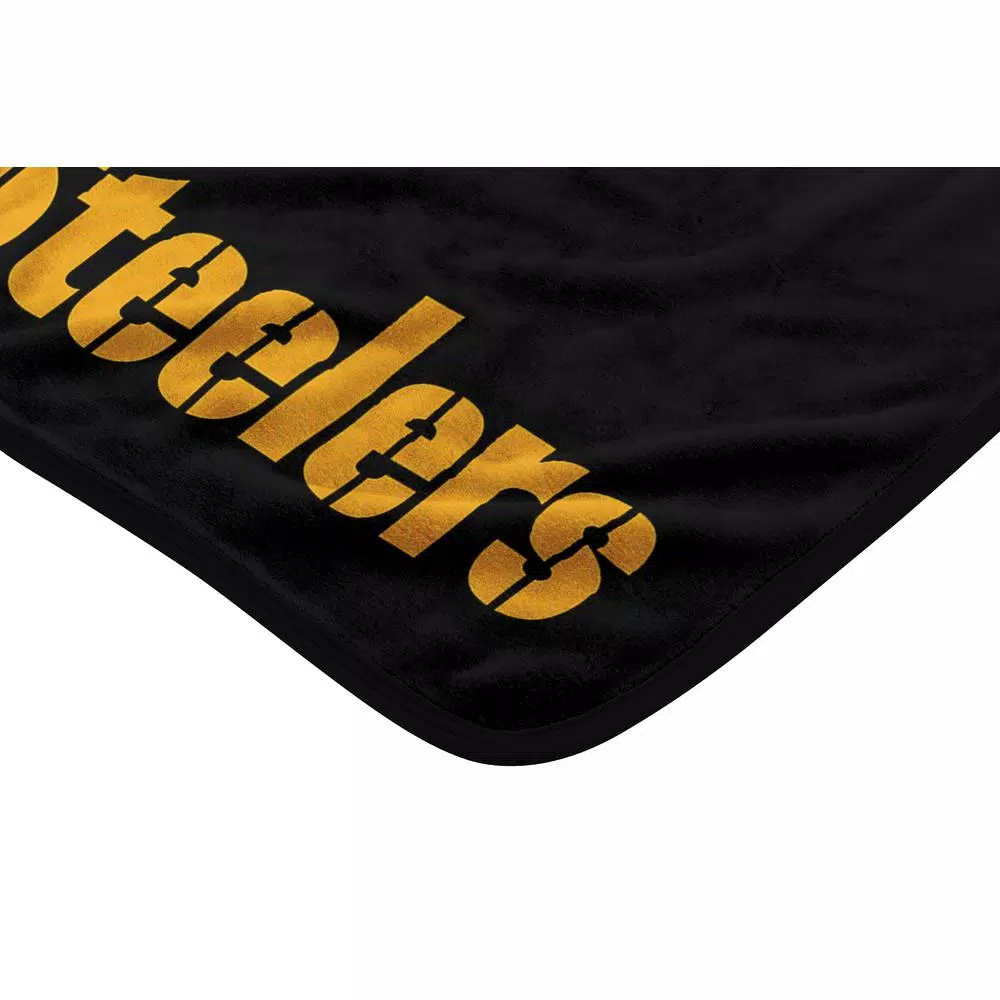 NFL The Northwest Company Pittsburgh Steelers Raschel Throw Blanket, Multi-Color