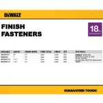 DEWALT 18-Gauge 3/4 in. Glue Collated Narrow Crown Staples, 5,000 Count thumbnail 2