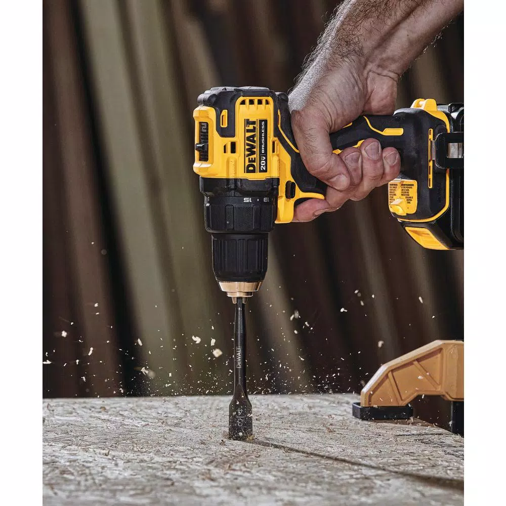 DEWALT 20V MAX ATOMIC Cordless Brushless 1/2 in. Drill/Driver & Reciprocating Saw Kit with (2) 1.3Ah Batteries