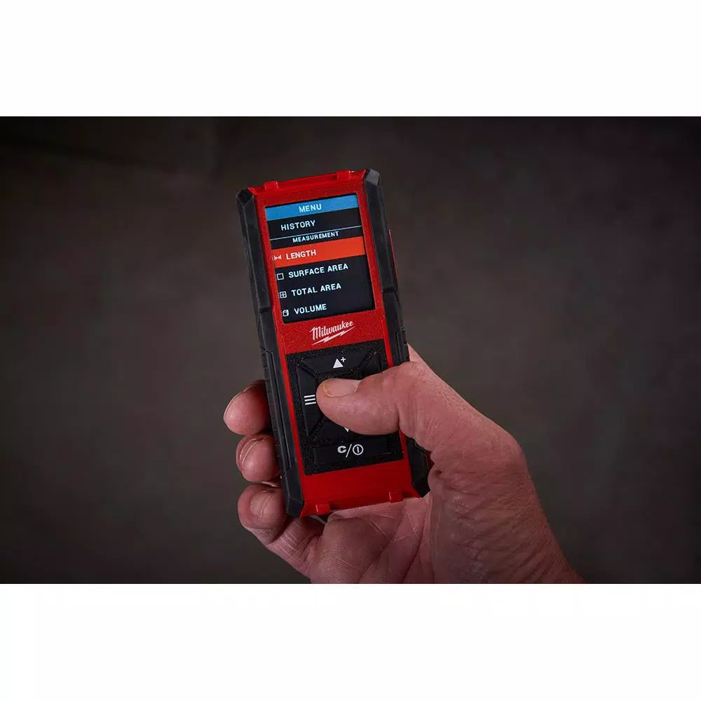 Milwaukee Tool 330 ft. Laser Distance Meter with Digital Auto-Level