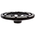 Thinset Removal Bit 4.5 in. Double Row Diamond Grinding Cup Wheel for Masonry and Thinset Removal thumbnail 5