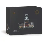 JoyJolt Aurora Crystal Whiskey Decanter Set with 4 Old Fashioned Glasses thumbnail 4
