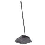 Continental 12 in. Upright Lobby Dust Pan with Vinyl-Coated Steel Handle, Black thumbnail 3