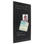 DesignOvation Wyeth Framed Magnetic Chalkboard Memo Board, 13 x 26 in. thumbnail 4