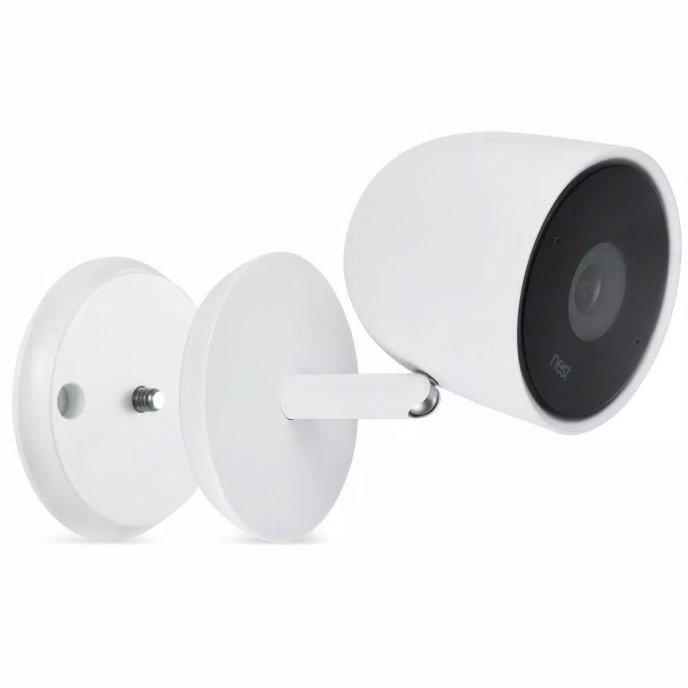 Wasserstein Magnetic Wall Mount for Google Nest Cam IQ Indoor - White
