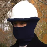 ERB 9000F Knitted Winter Liner for Safety Caps and Hard Hats, Black thumbnail 2