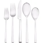 Oneida Dupree 45-Piece 18/0 Stainless Steel Flatware Set, Service for 8, Silver thumbnail 1