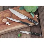 Cangshan D Series 3-Piece Stainless Steel Knife Set - Full Tang Forged Kitchen Knives thumbnail 2