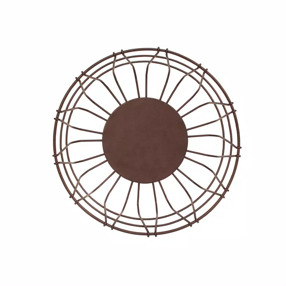 Spectrum Austin Bronze Steel Fruit Bowl - Rustic Farmhouse Design