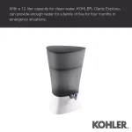 KOHLER Clarity Explore Recreational Gravity-Fed Water Filtration System, Charcoal Ombre thumbnail 6