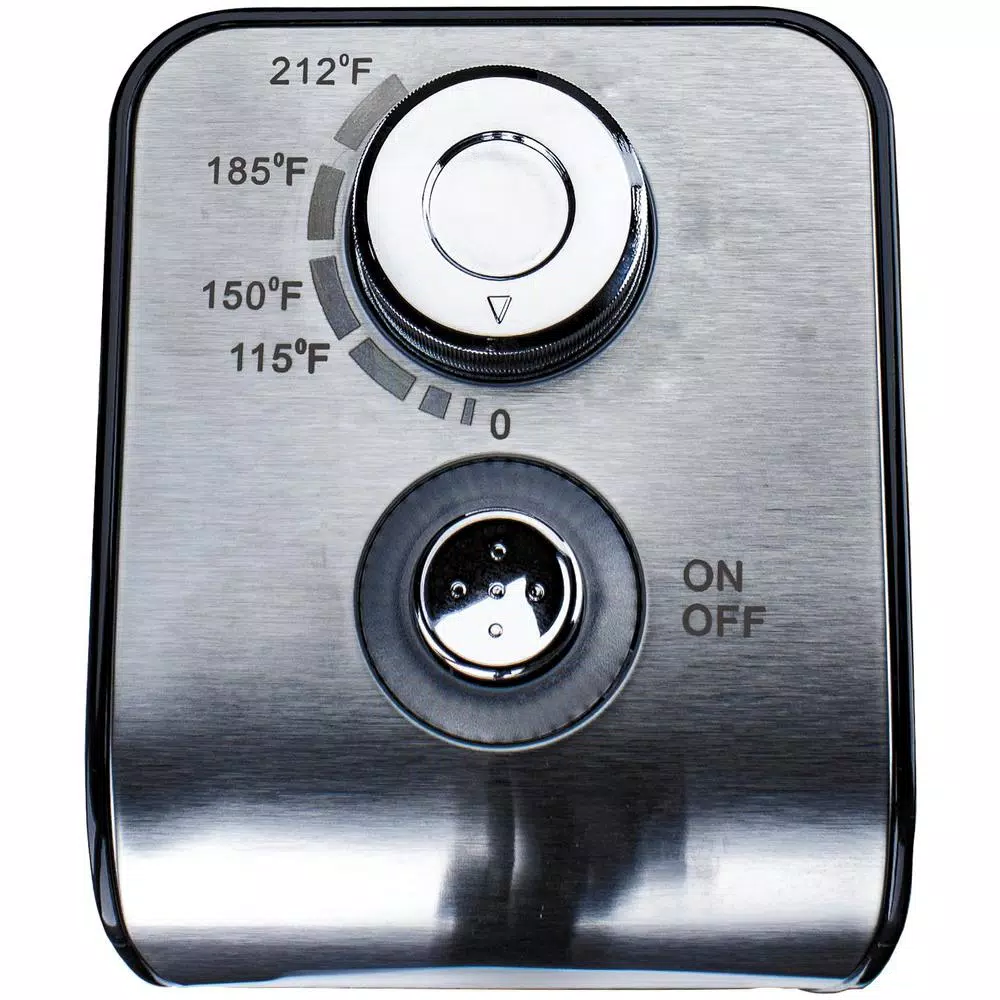 Brentwood Appliances KT-2200 Single-Touch Instant Hot Water Dispenser, 9.2-Cup, Black/Stainless Steel