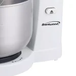 Brentwood Appliances Brentwood 5-Speed Stand Mixer with 3-Quart Stainless Steel Mixing Bowl, White thumbnail 6