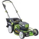 PowerSmith PLM14021H 21 in. 40V Cordless Lithium-Ion Lawn Mower with 2 Batteries and Charger thumbnail 1