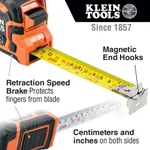 Klein Tools 12-Piece Electrical Tool Set with Pliers, Screwdrivers, Tape Measure, and Tool Pouch thumbnail 6
