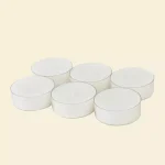 Zest Candle White Mega Oversized Tealight Candles, 2.25 in. Diameter, 10-Hour Burn Time (12-Pack) thumbnail 2