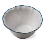 Tag White Melamine Ruffle Rim Serving Bowls, Set of 4 thumbnail 2