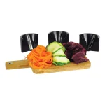 Total Chef Electric Vegetable Spiralizer with 3 Interchangeable Blades thumbnail 3