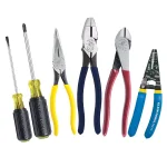 Klein Tools 6-Piece Apprentice Electrical Tool Set with Pliers and Cushion-Grip Screwdrivers thumbnail 1