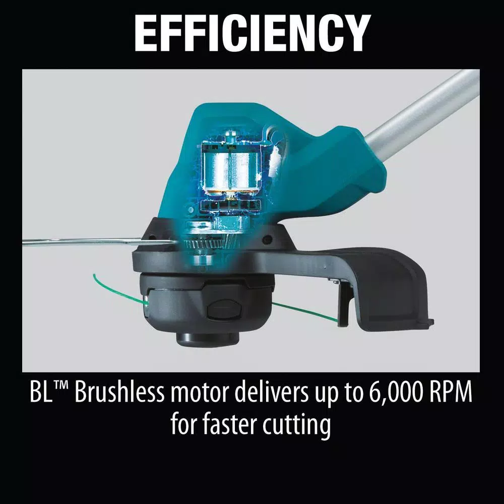 Makita 18V LXT Brushless String Trimmer Kit with 4.0Ah Battery, Charger & Bonus 22 in. Cordless Hedge Trimmer