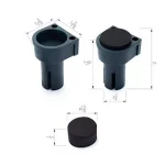 POWERTEC Deluxe Nylon Bench Dogs with Removable EVA Rubber Inserts, 3/4 in. Holes (8-Pack) thumbnail 4