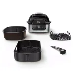 Ninja Foodi 5-in-1 Indoor Grill and 4 Qt. Air Fryer, Black Stainless Steel thumbnail 2