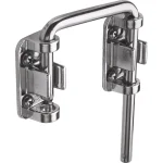 Prime-Line Sliding Door Loop Lock, 2-1/8 in. Reach, Hardened Steel Bar with Diecast Base, Chrome Finish thumbnail 1