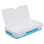 Classic Cuisine Rectangular Expandable Lunch Box with Dividers, Collapsible Food Storage thumbnail 4