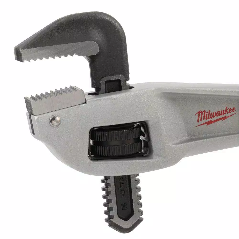 Milwaukee 14 in. Aluminum Offset Pipe Wrench, 2 in. Capacity