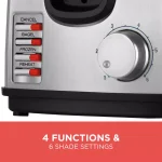 Black+Decker 2-Slice Stainless Steel Pop-Up Toaster with Browning Control thumbnail 2