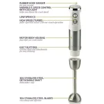 Ovente HS680 500W Immersion Blender, 6-Speed Handheld Mixer with Stainless Steel Blades thumbnail 4