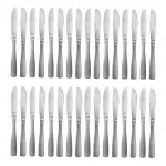Gibson Home Classic Profile 36-Piece Stainless Steel Dinner Knife Set, Silver thumbnail 1