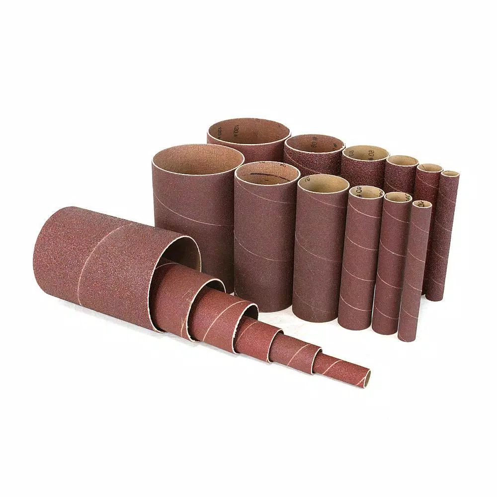 WEN Spindle Sanding Sleeves, Assorted Grits, 18-Pack for WEN 6510 Oscillating Spindle Sander