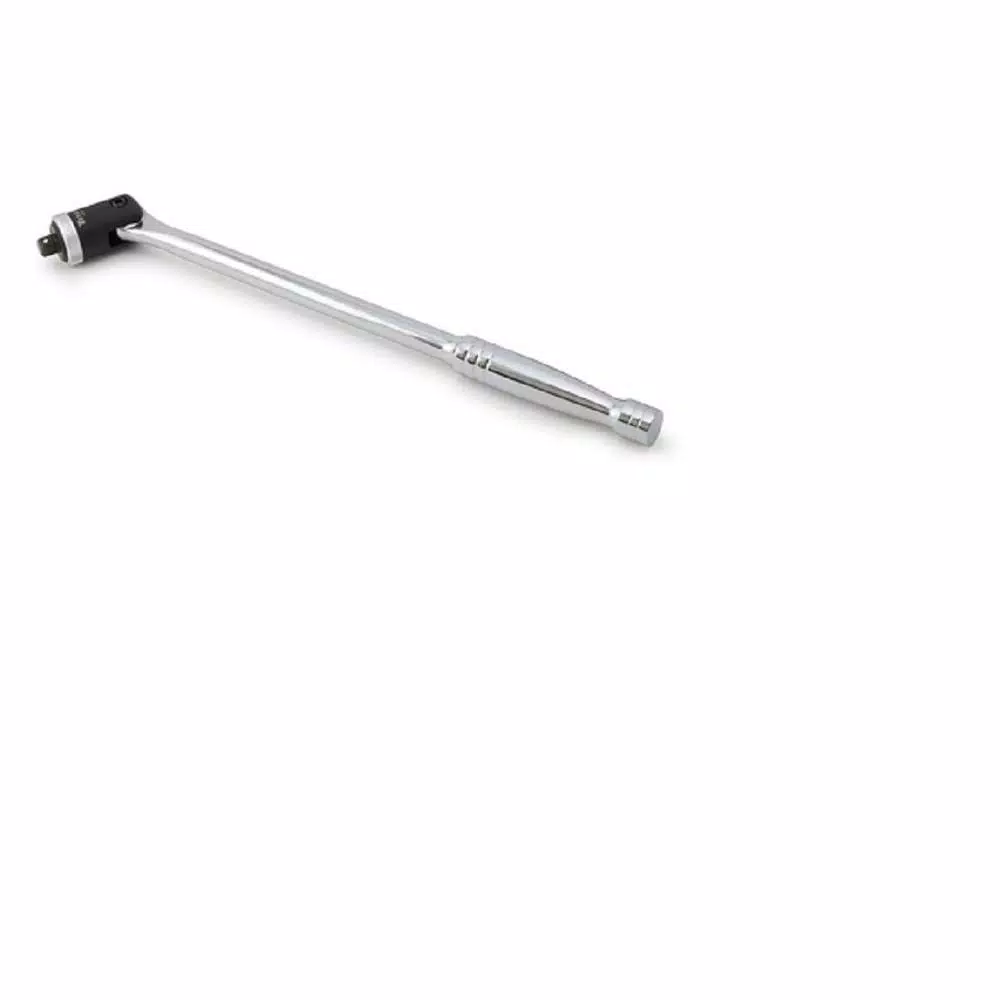 TITAN 24 in. 1/2 in. Drive Ratcheting Breaker Bar with 180 Degree Swivel Head