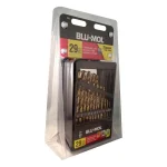 BLU-MOL 29-Piece Titanium M2 High Speed Steel Twist Drill Bit Set with Index Case thumbnail 2