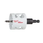 Milwaukee 2-1/8 in. Hole Dozer Bi-Metal Hole Saw with 3/8 in. Arbor & Pilot Bit thumbnail 1